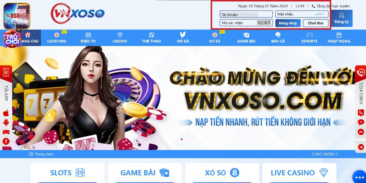 Giới thiệu 3 bước đăng nhập Xoso333 để truy cập VNSOXO cực kỳ dễ hiểu